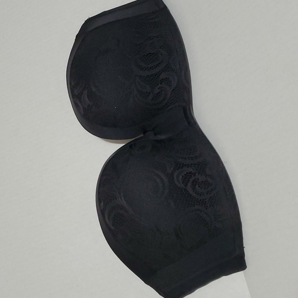 Lace Strapless Bra Underwire Style sz 38C - Picture 3 of 13